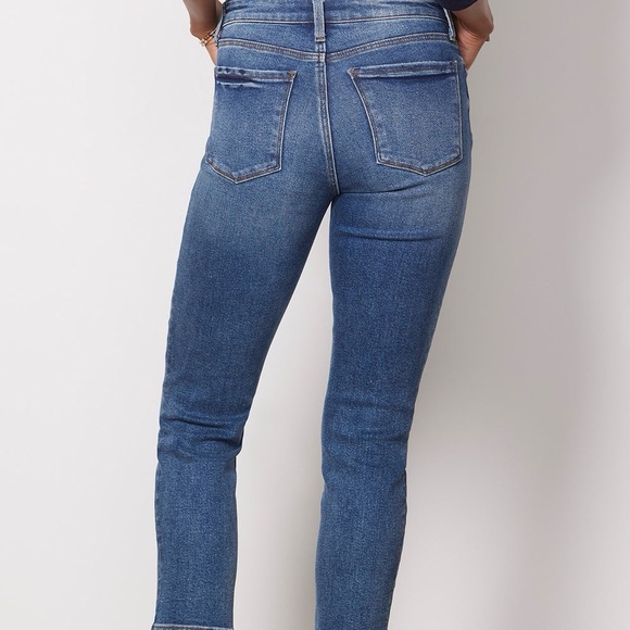 Evereve The Ever Straight High Rise Composed Wash Jeans Size 26 - Picture 2 of 11